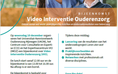 Bijeenkomst over Video Interventie Ouderenzorg (VIO)