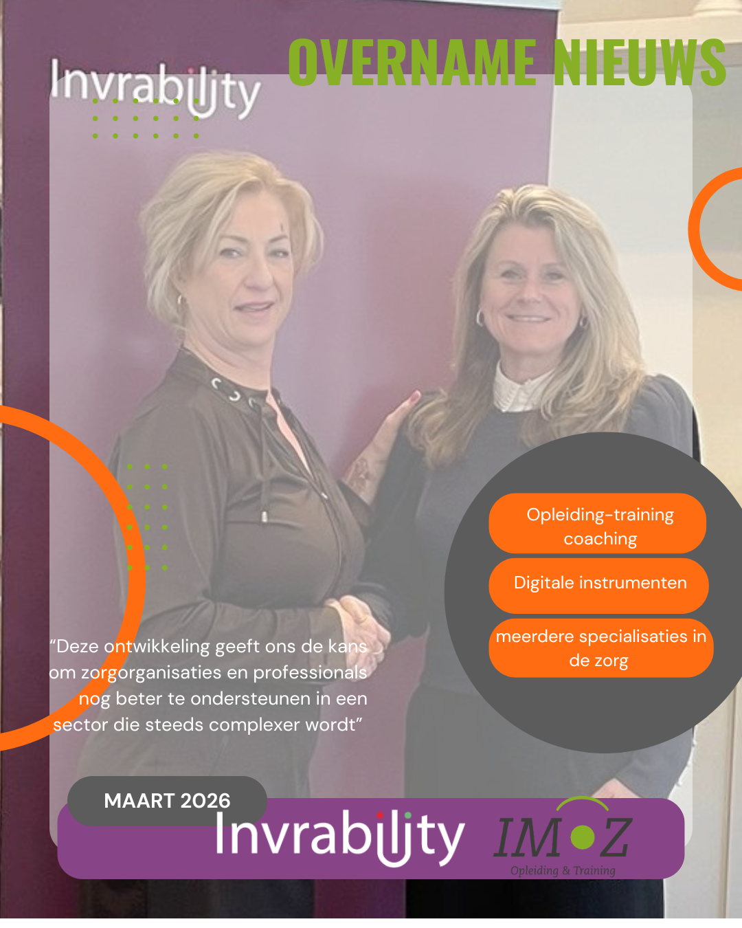 Overname nieuws!